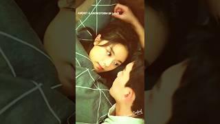 She is in his bedCute Couple  Bed Scene #amidstasnowstormoflove #leowu #zhaojinmai #cdrama #shorts