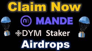 Claim Mande Airdrops Guide Step by Step  For DYM Stakers