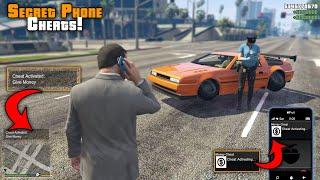 GTA 5 - Secret Phone Cheats Money Cheat Weapon Cheats & more