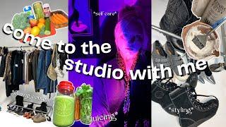 Productive Week as a Personal StylistContent Creator  Studio Filming Juicing + Self Care 