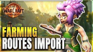 The War Within Farming Routes Import Strings Guide