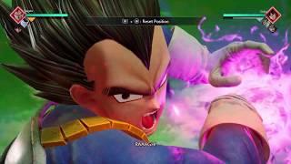 JUMP FORCE All of Vegetas special moves