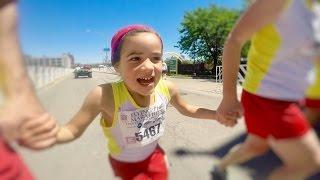 UNBELIEVABLE Six Year Old runs FULL MARATHON kids run marathon