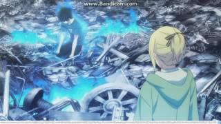 Ao no Exorcist - Rin & Shiemi Shiemi takes Rin out of the prison