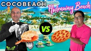 Coco Cay Beach Club Battle - Coco Beach vs Hideaway