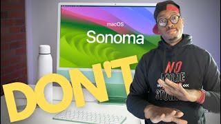 DONT Update To MacOS Sonoma...Do THIS Instead Musicians Producers Engineers 