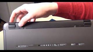 HP Notebook Laptop Akku wechseln  entnehmen und Verschluss öffnen