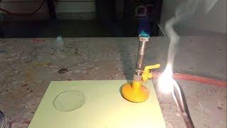Burning Of Magnesium Ribbon Experiment  Chemistry Demo  Grade 7-12