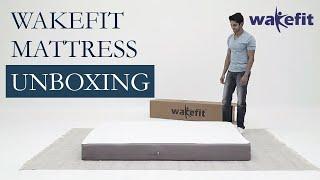 Wakefit Mattress Unboxing  Healthy Sleep  Wakefit