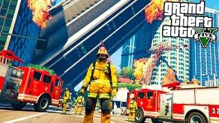 ГТА 5 МОДЫ РАБОТА ЗА ПОЖАРНОГО В ГТА 5 ТУШИМ КРУПНЫЙ ПОЖАР - GTA 5 МОДЫ