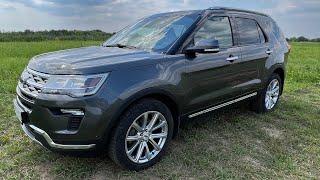Ford Explorer 2019 3.5i - 249лс 102500км 1 хозяин  цена 3.400.000 рублей.