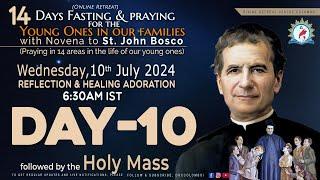 LIVE DAY - 10Fasting and Praying with Novena to St. John Bosco  Wed  10 Jul 2024  DRCColombo