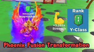 Unlocked Y-Class & Phoenix Fusion Transformation - Super Power Fighting Simulator Roblox