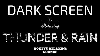 RainThunder Wind - Sleep Sound - Black Screen - 10 Hours #blackscreen #sleepsound #rainsounds
