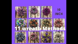 11 Different Methods wreath bases with 10 inch meshHard Working Mom Wreath Basics