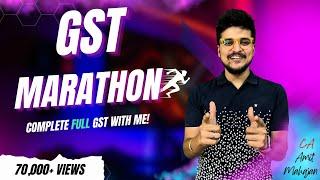 GST Last Day Marathon  CA and CMA Inter  CA Amit Mahajan