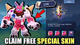 CLAIM YOUR FREE SPECIAL SKIN NOW  MOBILE LEGENDS JELLYMAN