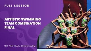 Artistic Swimming Team Combination Final  17th FINA World Championships  Budapest 2017