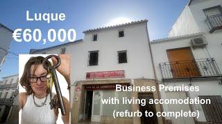 Andalucia BUSINESS and Living Accomodation 60000 euros LUQUE