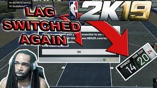 LAG SWITCH A GROWING TREND IN NBA 2K19?? - NBA 2K19 GAMEPLAY