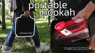 Кальян который удобно брать с собой  Portable hookah  NANOSMOKE Cube