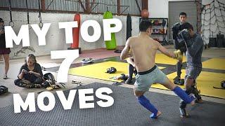 My TOP 7 Offensive MovesCombos for Sparring