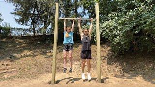 How to Build the ULTIMATE Backyard Pull-Up Bar