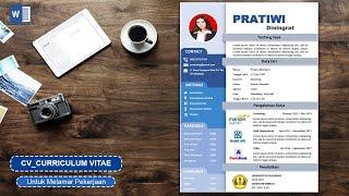 Cara Membuat Curriculum Vitae di Microsoft Word 2016  CV  Resume