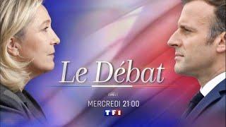 Replay du débat dEmmanuel Macron et Marine Le Pen en intégrale