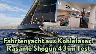 Batmobil oder Straßenkreuzer? Shogun 43 - die rasende Tourenyacht