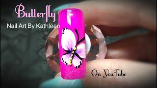 Easy Butterfly Nail Art Tutorial