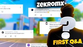 Face ? YouTube Income ? Device ? ZekromX 20.0k Special First Q&A PUBGBGMI