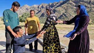 Zahra and Mojtabas love farming working in the farm building a house a unique family