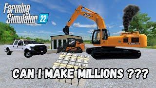 CAN I MAKE MILLIONS?   FARMING SIMULATOR 22   FS22 CHALLENGE