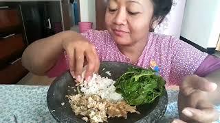 MUKBANG MENU NDESO BOTOK LAMTORO TAMBAH IKAN ASIN