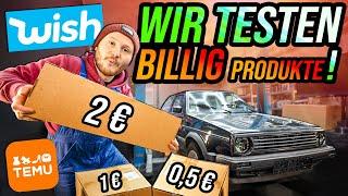 Wir testen BILLIG Produkte für AUTO & WERKSTATT Temu WISH Alibaba