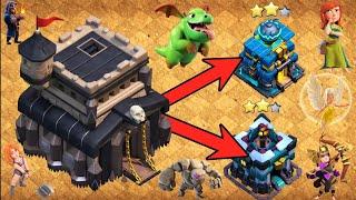 Th9Th1312 2*Attacks in CWLTh9 Queen Walk BabyLoonGoVaPe Attack Strategy #clashofclans#cwl#Th13