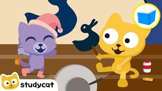 动物的影子 Shadow Animals  Animated Stories for Kids in Chinese  Learn Chinese  Studycat