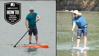 Why Cant I Paddle Straight?  How To SUP With Straight Line Tracking