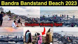 Couples Kissing Spot Bandstand Bandra  Bandra Bandstand  Bandra Beach Video Mumbai 