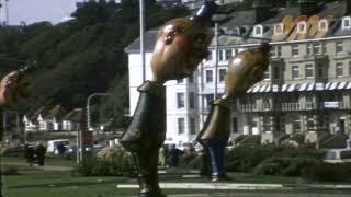 Folkestone England late 1960s old cine film 095