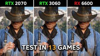 RTX 2070 vs RTX 3060 vs RX 6600  Test in 13 Games  Which Is Better? 