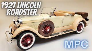 1927 Lincoln Gangbusters MPC model kit. Still amazing at 57 years old