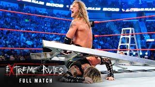 FULL MATCH Edge vs. Jeff Hardy — World Heavyweight Title Ladder Match WWE Extreme Rules 2009