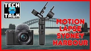 Sony ZV E10 Zhiyun Crane M2 Motion Lapse Sydney Harbour 