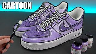 Custom Cartoon Air Force 1s Giveaway