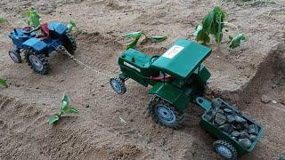 mini tractor pul banane ke liye laya trolley mein gitti  diy tractor