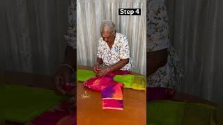 #saree easy folding saree technique