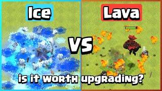 Lava Hound VS Ice Hound  Clash of Clans