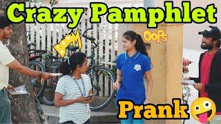 ಪಾಂಫ್ಲೆಟ್ ಹಂಚುವ ತಮಾಷೆ ವಿಡಿಯೋCrazy Pamphlet Prank  #kannadaprank #tharlenanmaklu #prank